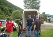 Aufbauen auf dem Campingplatz Aufbauen auf dem Campingplatz