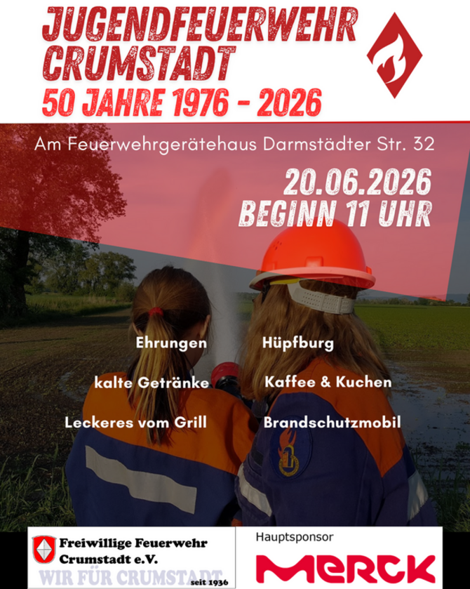 1976 - 2026 | 50 Jahre Jugendfeuerwehr Crumstadt